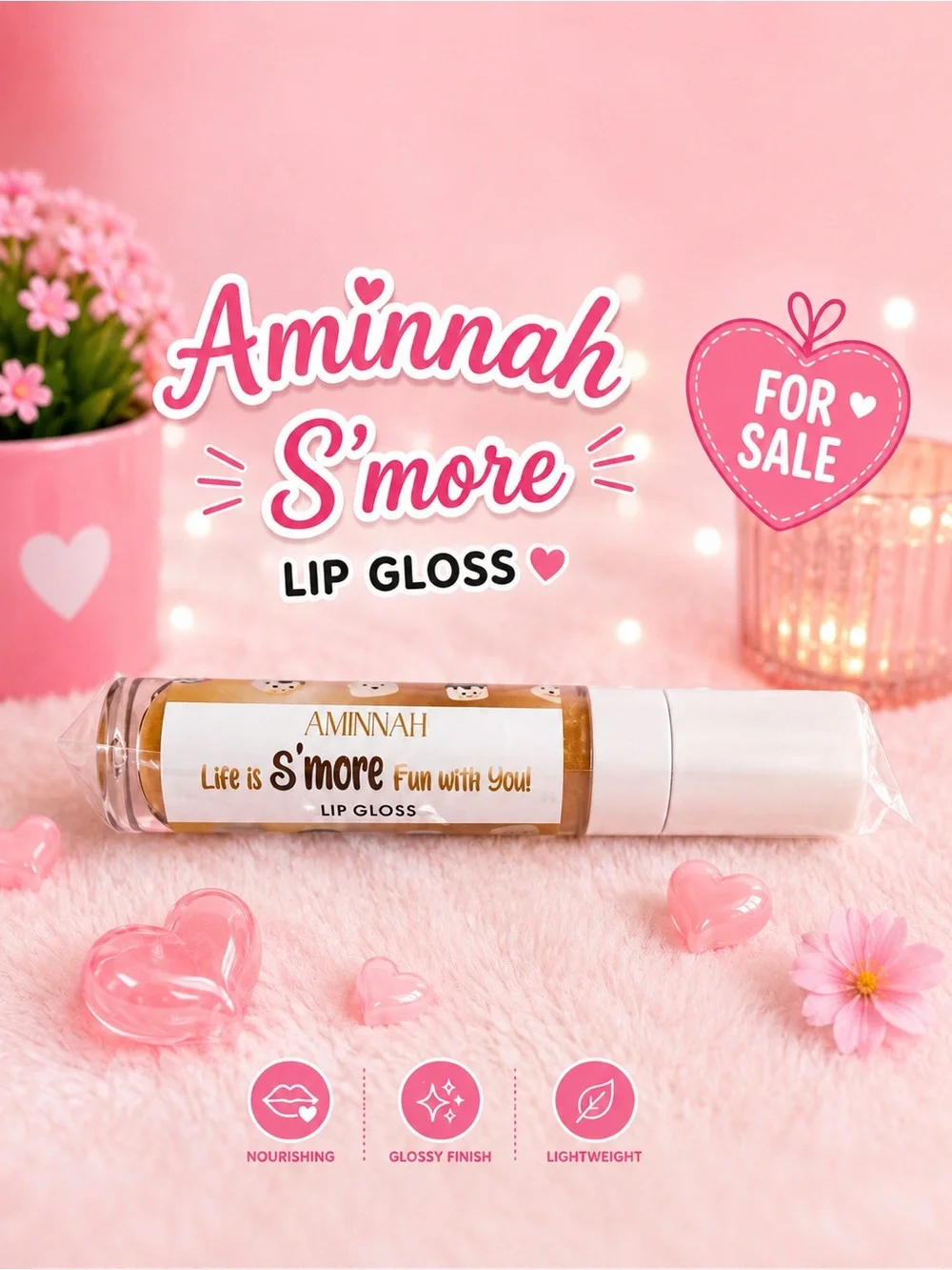 Aminnah S’more lip gloss